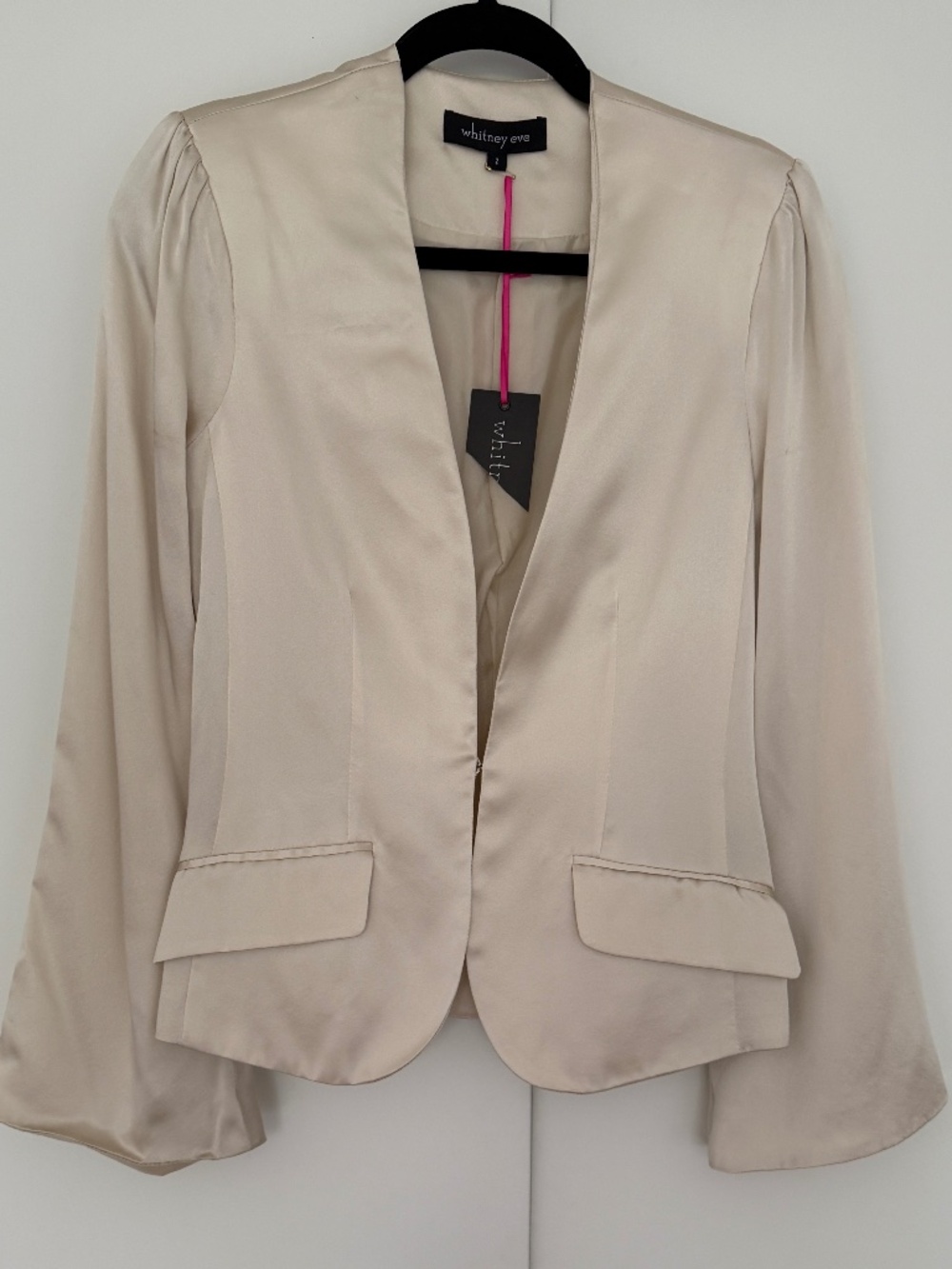 Whitney Eve Silk Blazer - Size 2 - NWT